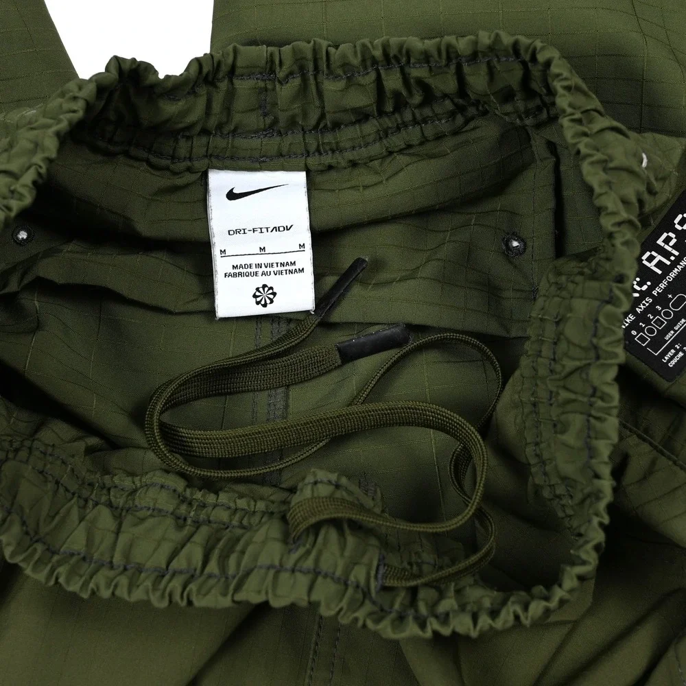 Nike Mens Medium Dri-FIT ADV Ripstop Performance Pants Olive Green DQ4822-326